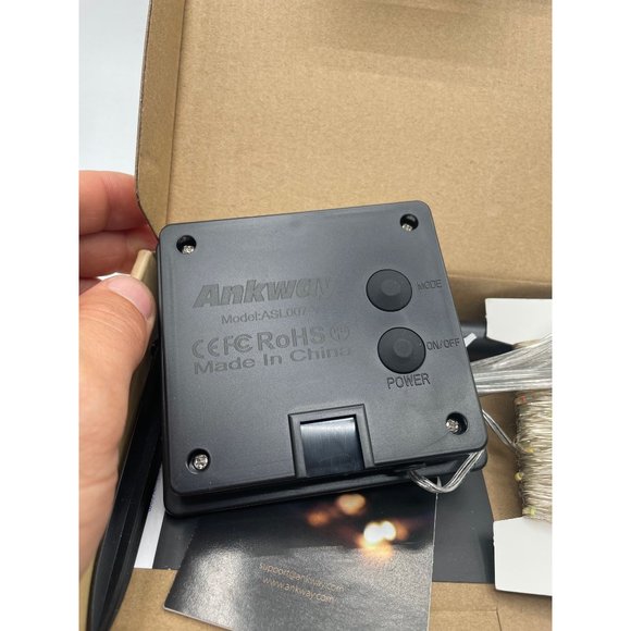 Solar String Lights Multi Color, Ankway 200 LED Fairy Lights 3-Strand Copper Wir - Picture 4 of 7